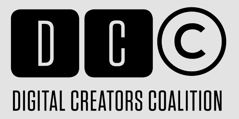 Logo for the Digital Creators Coalition